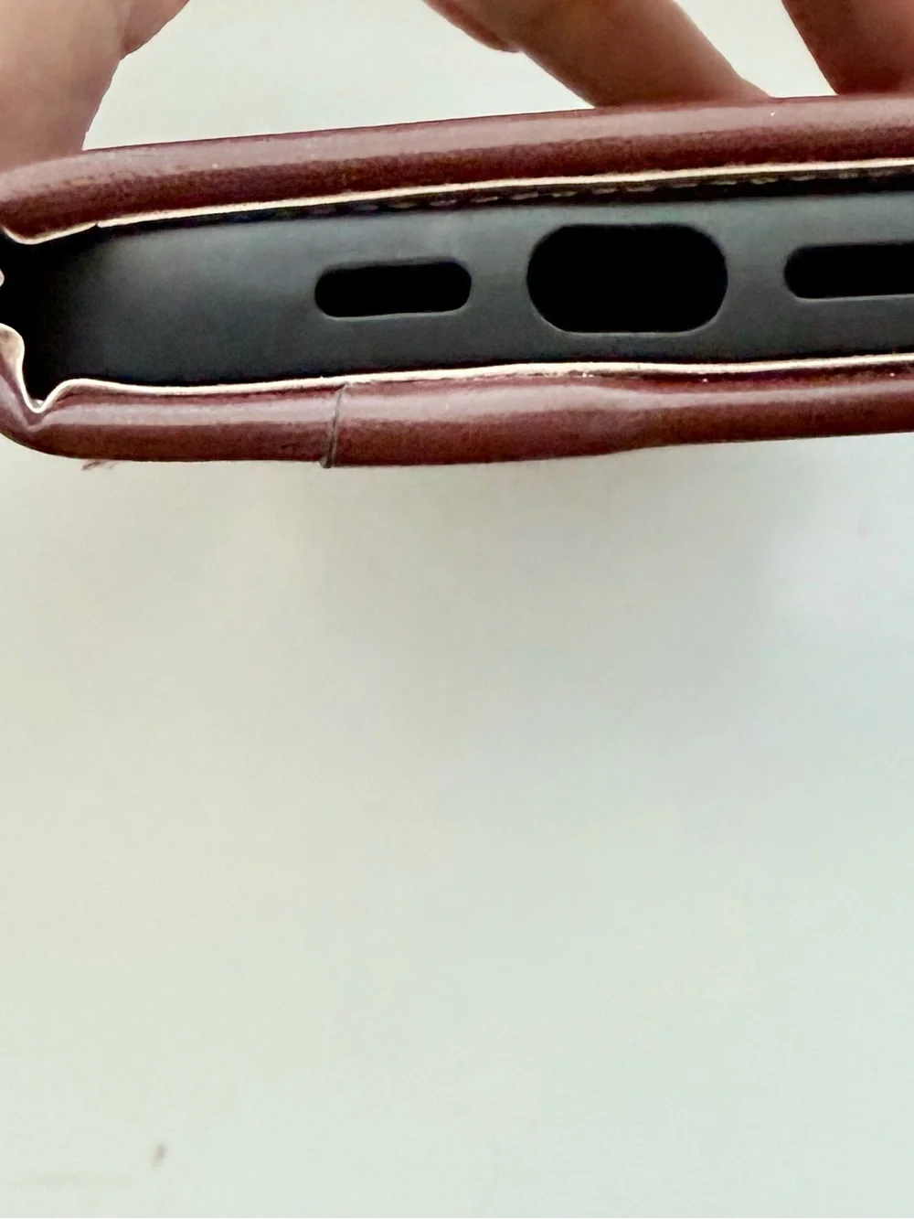 Coach Signature Zip Wristlet Wallet in Brown with Gold Plate